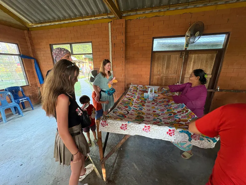 Serce Krabi Wieś Tajska na wyspie — Tajlandia