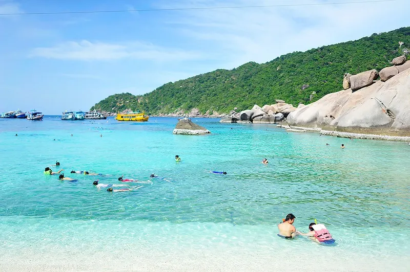 Koh Nangyuan i Koh Tao — Tajlandia