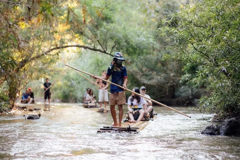 Wodospady Opieka nad Słoniami Rafting i Wioska Karen