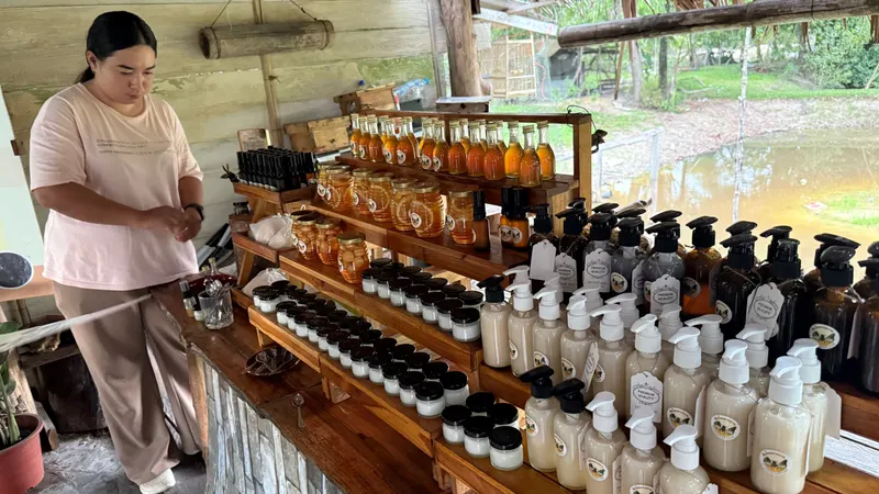 Serce Krabi Wieś Tajska na wyspie